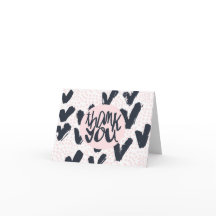 Cœurs et points roses et bleus lettrage moderne