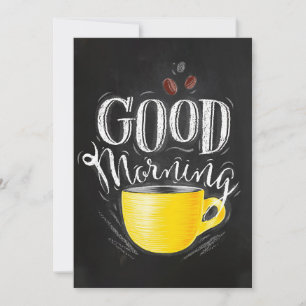 Carte De Remerciements Coffee Lover Coffee Good Morning