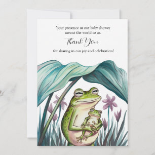 Carte De Remerciements Coffre-fort dans les bras de maman