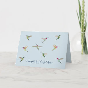 Carte De Remerciements Colibris d'Anna de Davis