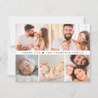 Collage de photos minimaliste de bébé Stat de nais