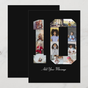 Carte De Remerciements Collage de photos numéro 10