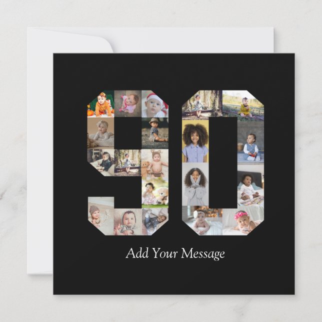Carte De Remerciements Collage photo numéro 90 (Devant)