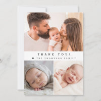 Collage photo simple pour Baby Shower