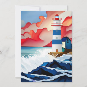 Carte De Remerciements Collection phare