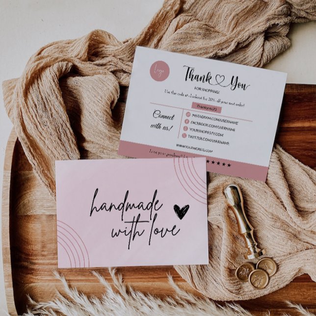 Carte de remerciements commercial modifiable (Créateur téléchargé)