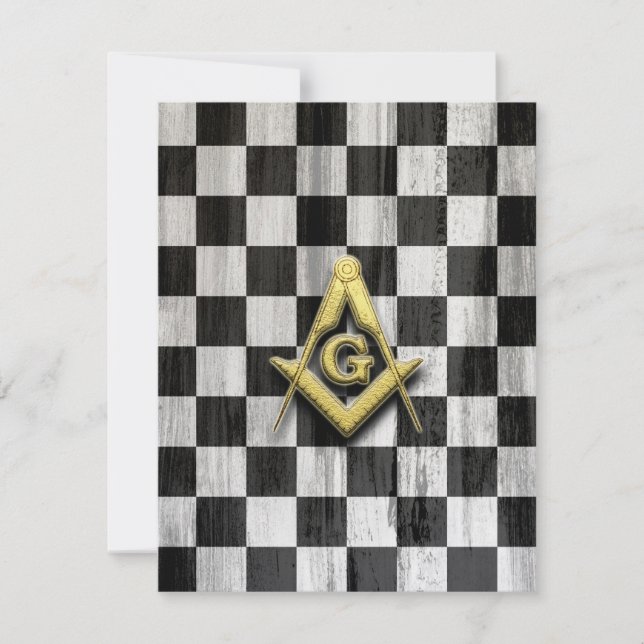 Carte De Remerciements Compass et contrôleurs Carrés (Devant)