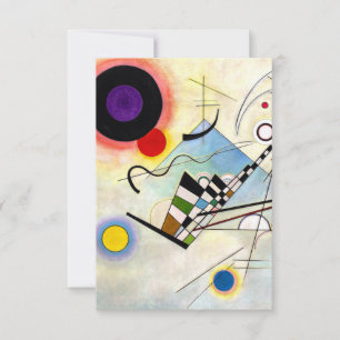 Carte De Remerciements Composition Kandinsky 8