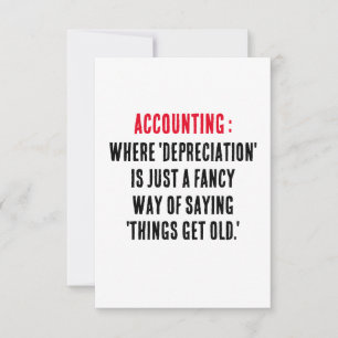 Carte De Remerciements Comptabilité La "dépréciation" n'est qu'un exemple