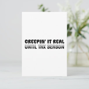 Carte De Remerciements Comptable drôle Halloween - Creepin'It Real