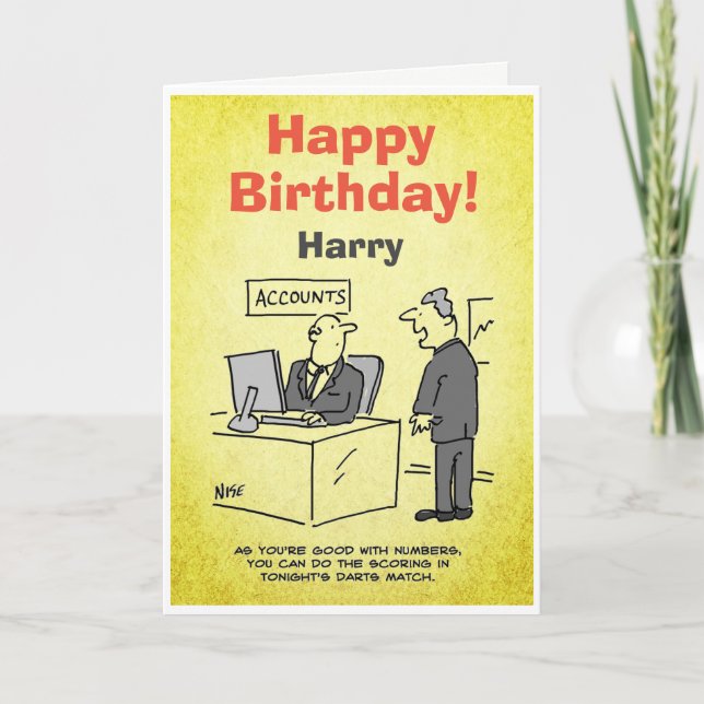 Carte De Remerciements Comptable invité à coter une correspondance de flé (Devant)