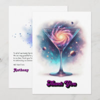 Conception de verre Galaxy Martini Rétro Chic Glam