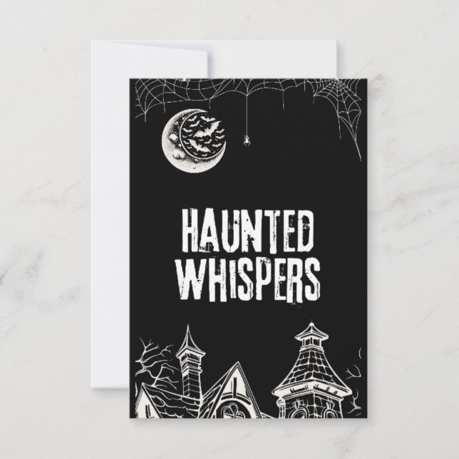 Carte De Remerciements Conception Joyeux Halloween (Devant)
