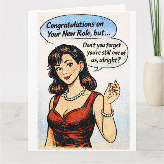 Carte De Remerciements Congrats! Don't forget about us!