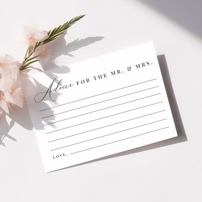 Carte De Remerciements Conseil pour M. & Mme Card Moderne Élégant (Créateur téléchargé)