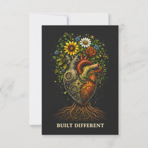 Carte De Remerciements Construit Différemment