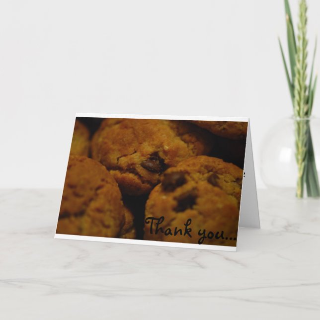 Carte De Remerciements Cookies (Devant)