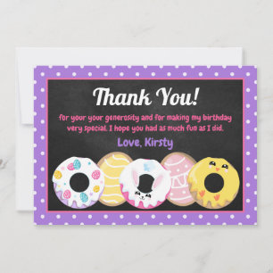 Carte De Remerciements Cookies de Pâques Pâtisseries et Friandises Fête d