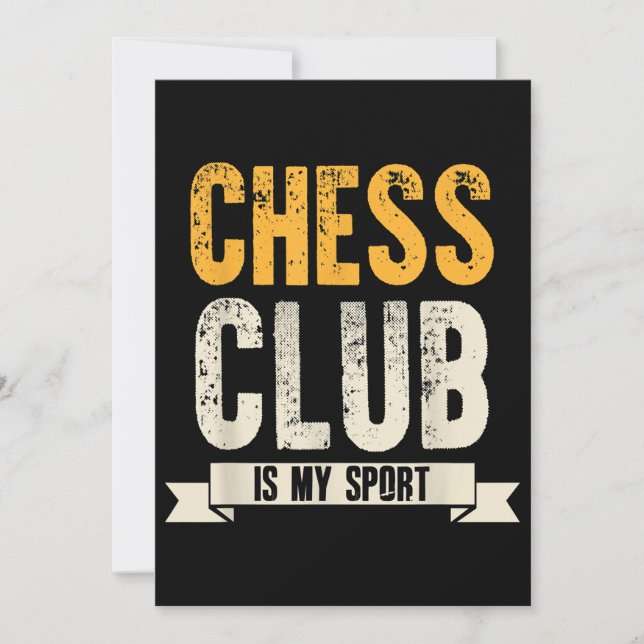 Carte De Remerciements Cool Chess Player (Devant)