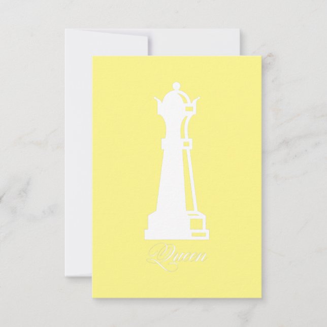 Carte De Remerciements Costume Chess Lover (Devant)