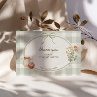 Cottage Green Bow Frame Mariage