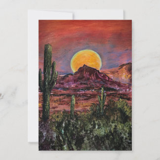 Carte De Remerciements Coucher de soleil de l'Arizona