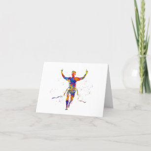 Carte De Remerciements Couleur d'aquarelle