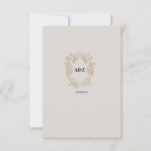 Couple Monogram MINIMALIST Date mariage