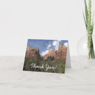 Carte De Remerciements Cour des Patriarches II au parc national de Zion