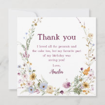 Couronne de fleurs sauvages aquarelle pour un carr