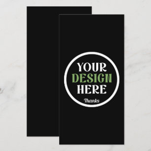 Carte De Remerciements coutume, unique, élégant et minimaliste hershey®'s