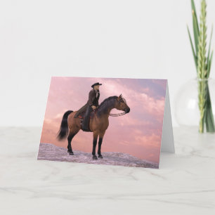 Carte De Remerciements Cowboy Klaus