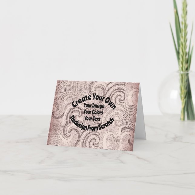 Carte De Remerciements Create Your Own Custom Design (Devant)