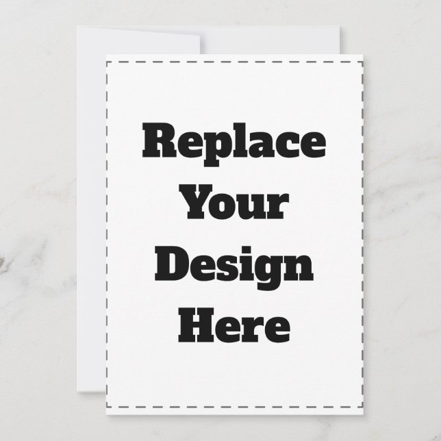 Carte De Remerciements Create Your Own white  (Devant)