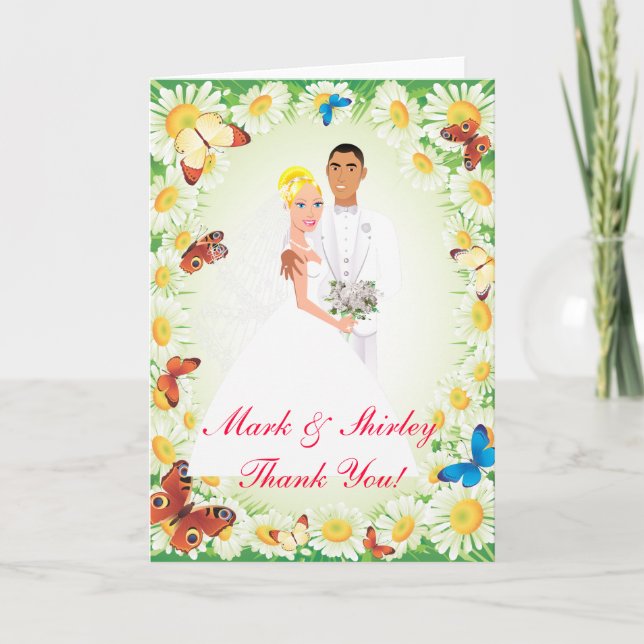 Carte De Remerciements Créations de mariage (Devant)