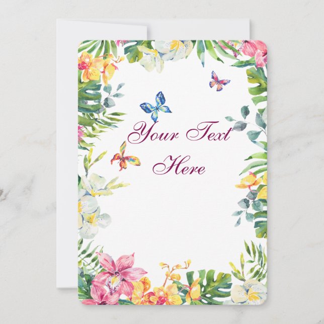 Carte De Remerciements Créer votre propre personnalisation (Devant)