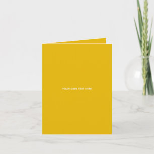 Carte De Remerciements Créez Votre Propre Conception Personnalisée Jaune