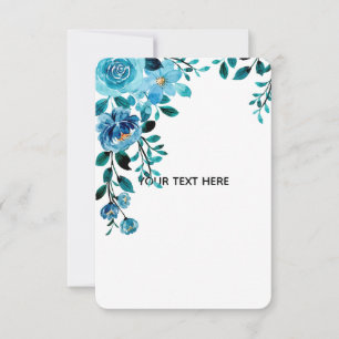 Carte De Remerciements Créez Votre Propre Floral