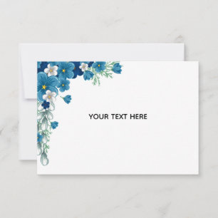 Carte De Remerciements Créez Votre Propre Floral