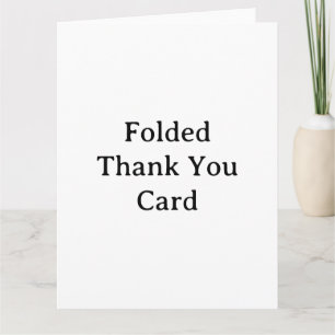 Carte De Remerciements Créez votre propre grand 21,59 cm x 27,94 cm simpl