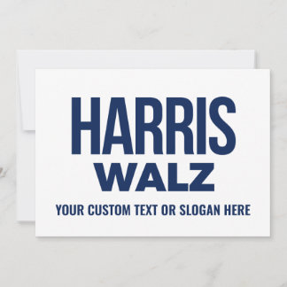 Carte De Remerciements Créez votre propre Harris Walz 2024