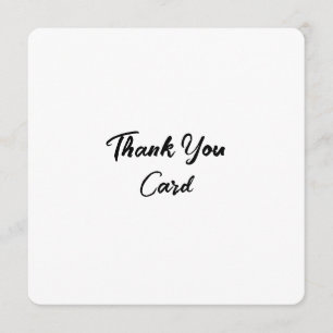 Carte De Remerciements Créez Votre Propre Promotion 5,25" x 5,25" Arrondi