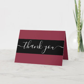 Carte De Remerciements Créez Votre Propre Remerciement de Calligraphie Si