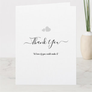 Carte De Remerciements Créez Votre Propre Simple 8,5" x 11 Pliage Profess