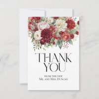Crimson Rouge Floral Dahlia Mariage Photo simple