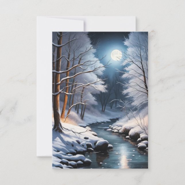 Carte De Remerciements Crique de Moon (Devant)