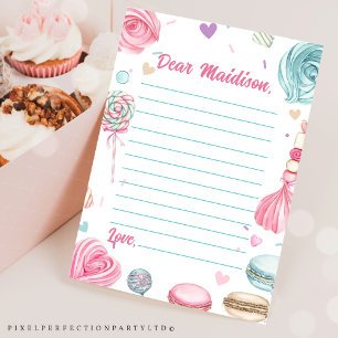 Carte De Remerciements Cupcake Anniversaire fête So Sweet Candy