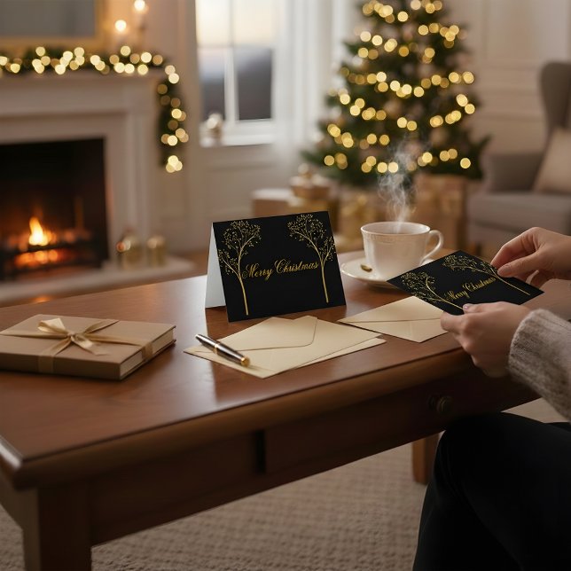 Carte De Remerciements Custom Color Christmas Card (Créateur téléchargé)