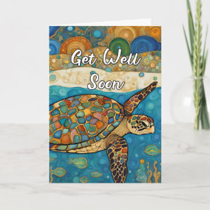 Carte De Remerciements Custom Get Well Bible Bible Citation Sea Turtle