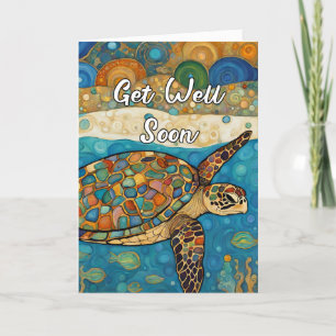 Carte De Remerciements Custom Get Well Bible Bible Citation Sea Turtle